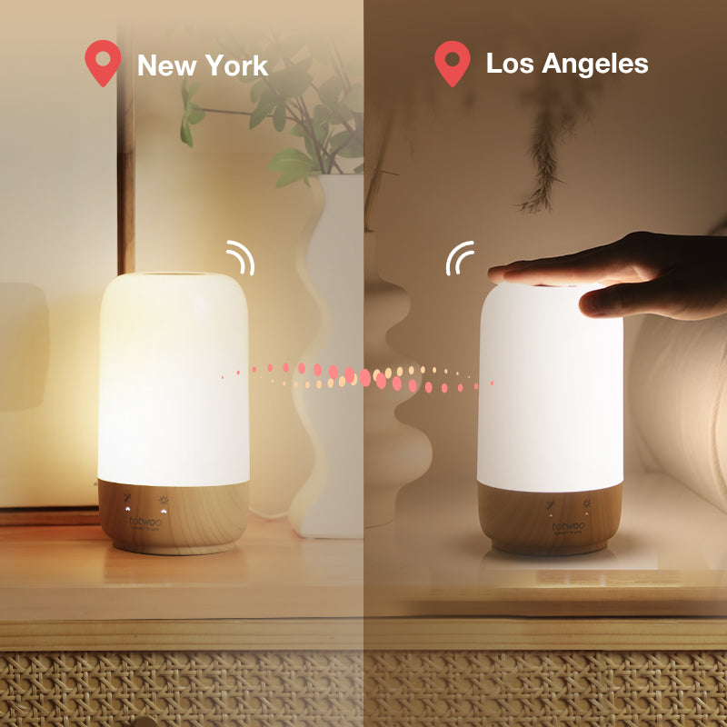 totwoo long distance touch lamps